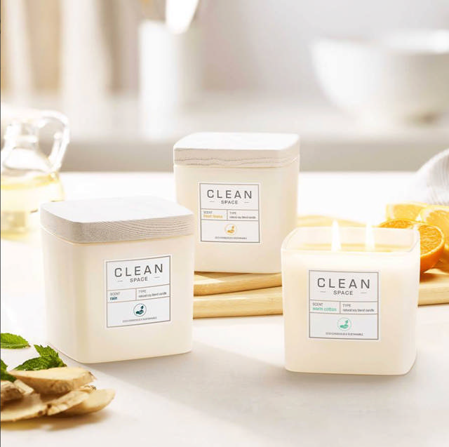 CLEAN SPACE Warm Cotton Candle, 227 g.