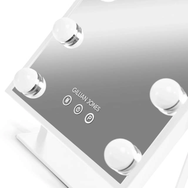 Gillian Jones Makeup Artist Mirror Mini - Hvid