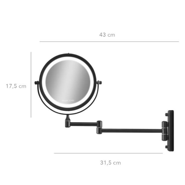 Gillian Jones Vægspejl - Sort