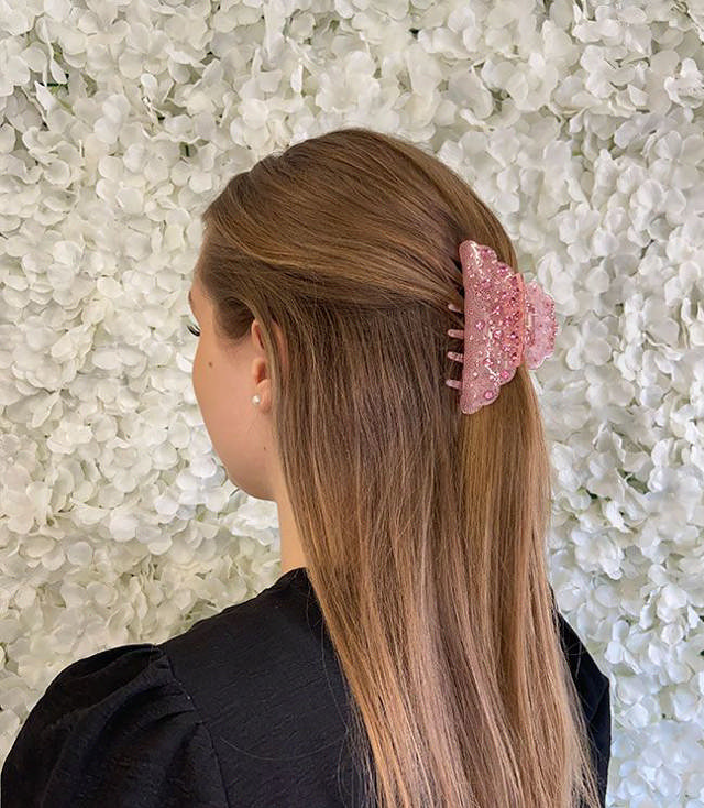 JA-NI Hair Accessories - Hair Clamps Jasmin, The Pink