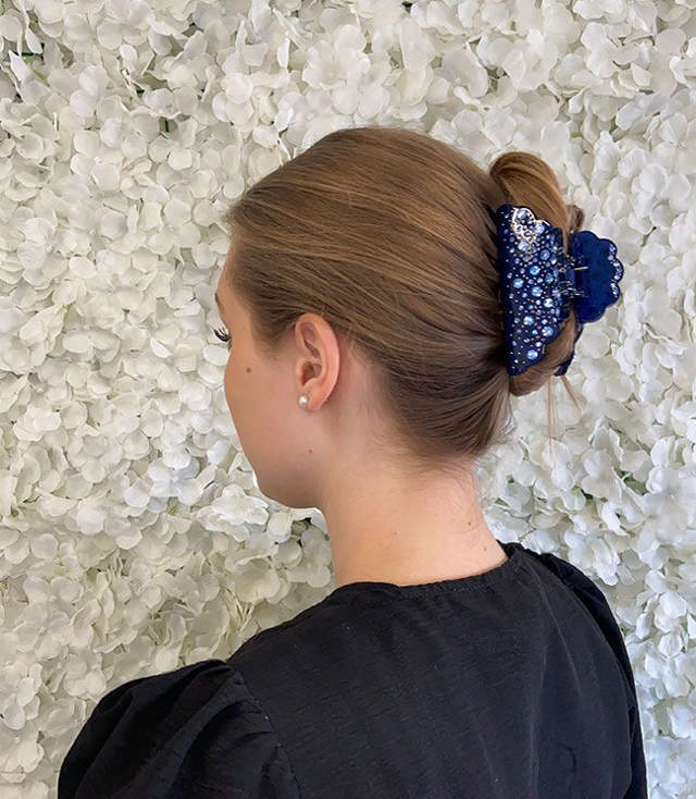 JA-NI Hair Accessories - Hair Clamps Jasmin, The Blue