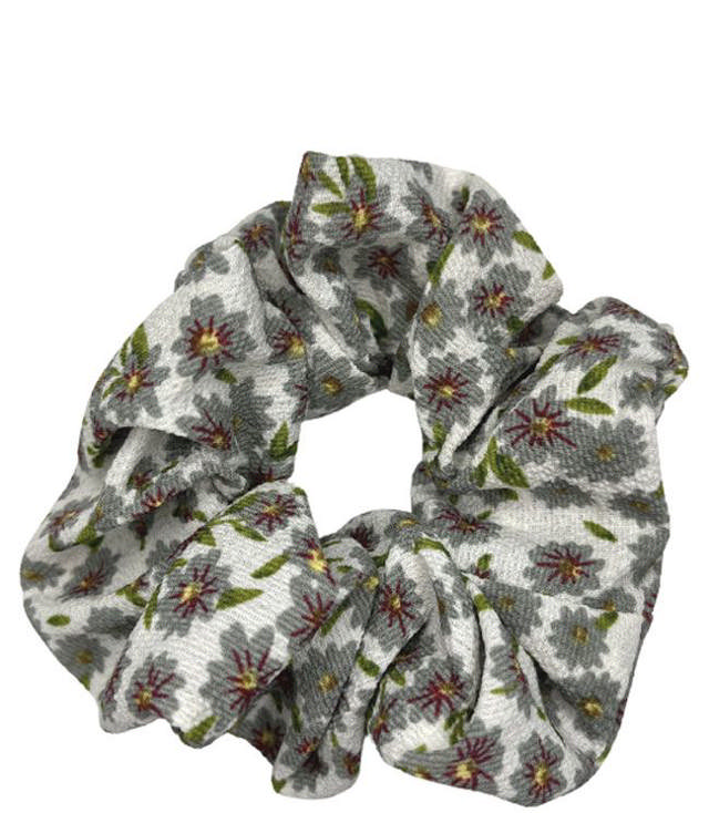 JA-NI Hair Accessories - Hair Scrunchies, The White Marguerite