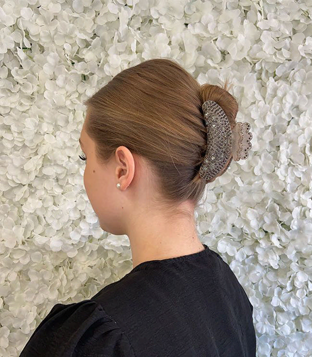 JA-NI Hair Accessories - Hair Clamps Malene, The Grey