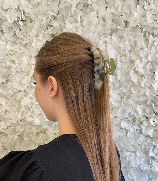 JA-NI Hair Accessories - Hair Clamps Nikoline, The Green