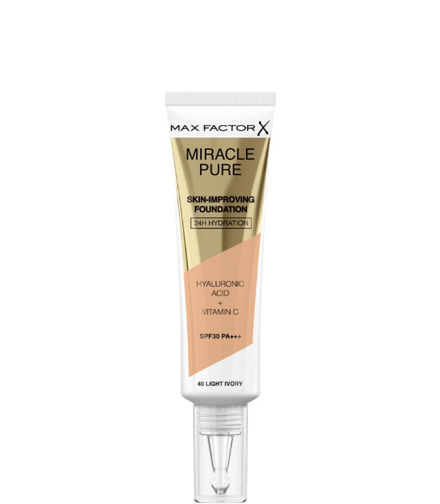 Max Factor Miracle Pure Foundation 40 Light Ivory, 30 ml.
